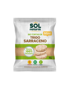 Mini tortitas de trigo sarraceno sin gluten bio 45g Sol Natural